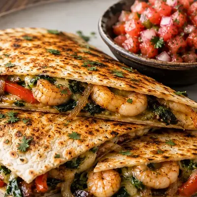 Grilled Shrimp Quesadilla