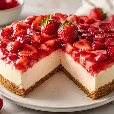 Classic Strawberry Cheesecake (10 inch)